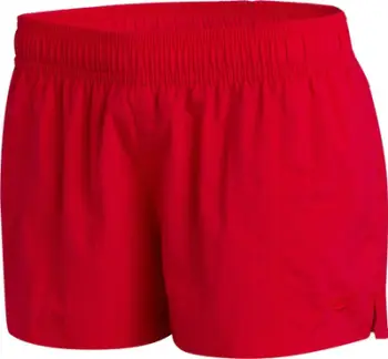 Shorce noti për femra Speedo Essential, najlon, tharje e shpejtë, të kuqe