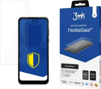 Xham mbrojtës 3MK FlexibleGlass për Motorola Moto G Play 2023, hibrid, transparent