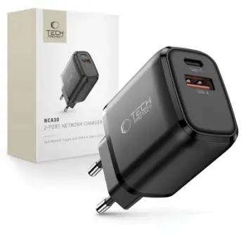 Karikues muror Tech-Protect NCA30, 30W, USB-A USB-C, i zi