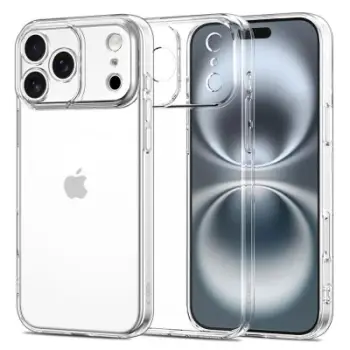 Mbështjellës telefoni Tech-Protect FlexAir për iPhone 17 Pro, TPU fleksibël, transparent