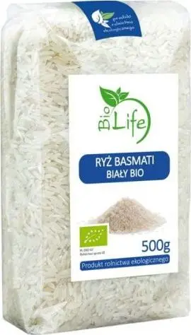 Oriz basmati i bardhë Bio Life ECO, 500g, organik