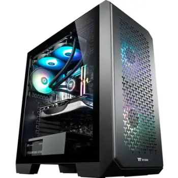 PC gaming Thermaltake Tethys Black, Ryzen 7, RTX 4070 Ti, 32GB RAM, 1TB SSD, i zi