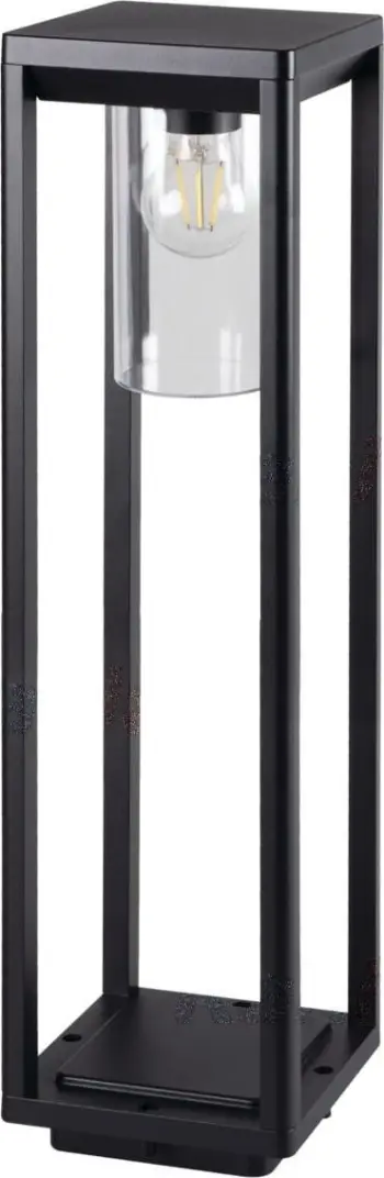 Lampadar dyshemeje Vimo, IP44, E27, 80cm, i zi
