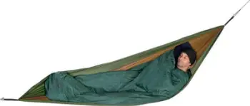 Mbulesë termike kampingu Amazonas Topquilt Protection, për hamak, fibrë sintetike, jeshile