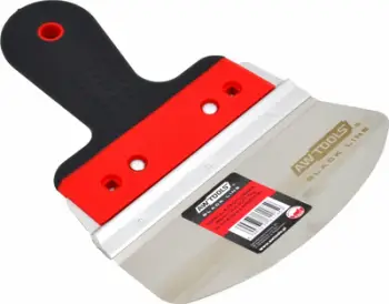 Shpatull profili AWTools, 165mm, dorezë gome, inox