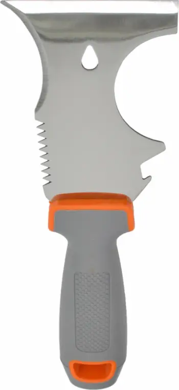 Mistri multifunksional AWTOOLS Black Line AW30319BL, inox, dorezë ergonomike, gri portokalli
