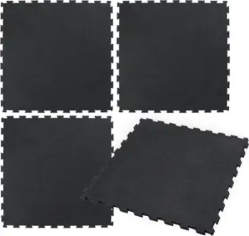 Dyshek gome palestër Rebel Active RBA-3154, 100x100x1.5 cm, formë puzzle, i zi