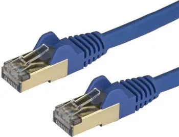 Kabllo rrjeti StarTechCAT6A, STP, 1m, e kaltër