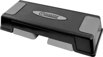 Step aerobik Master Step MAS4A130, 3 nivele lartësie, 150kg, gri
