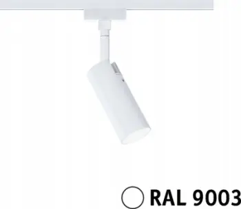 Spot URail Paulmann Tube, 380 lm, 3 nivele ndriçimi, i bardhë