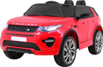 Veture elektrike për fëmijë Land Rover Discovery, 2x35W, rrota EVA, me telekomandë, e kuqe
