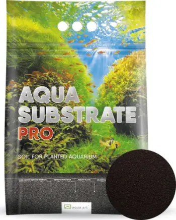 Substrat akuariumi Aqua Art Aqua Substrate Pro, 9L, granulë e imët, i zi