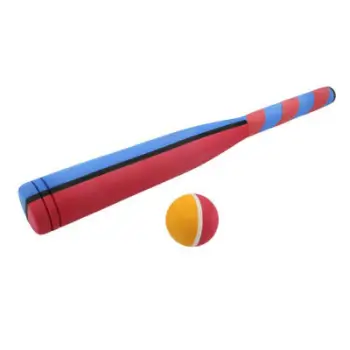 Set bejsbolli për fëmijë pa markë, shkop shkumë 60cm, me top, shumëngjyrësh