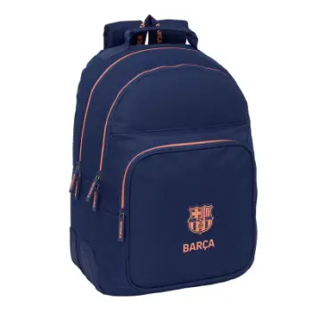 Çantë shpine FC Barcelona Double Backpack 612526773, 42x32x15cm, 2 ndarje, blu e errët