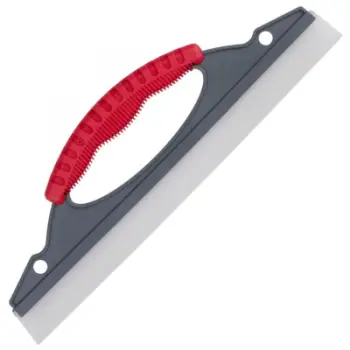 Shpatull për ujë Dirt Devil Water Wiper, për xhama dhe pasqyra, dorezë ergonomike, gri e kuqe