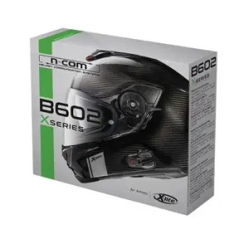 Interkom motoçiklete NOLAN N-COM B602 X, Bluetooth 5.0, set për 1 helmetë, i zi