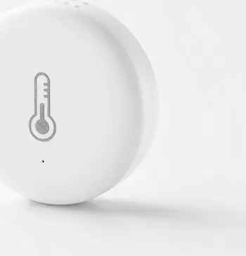 Senzor temperature dhe lagështie Lupus Electronics ZigBee Mini, wireless, për ambiente të brendshme, i bardhë