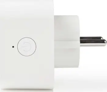 Prizë smart Nedis WiFi SCHUKO, kontroll përmes aplikacionit, kompatibile me Alexa dhe Google Home, e bardhë