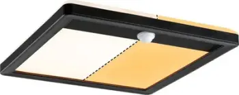 Llambë muri LED Paulmann Lamina Sensor, CCT, sensor lëvizjeje, e zezë