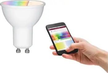 Llambë LED Paulmann GU10 ZigBee, 5.5W, RGBW, e bardhë