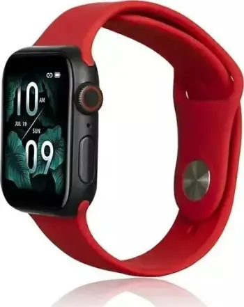 Rrip smartwatch Beline Silicone për Apple Watch, 42–44 mm 49 mm, silikon, i kuq