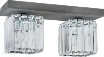 Lampë tavani Spot Light Gallant 2244236, 2x60W E27, gri