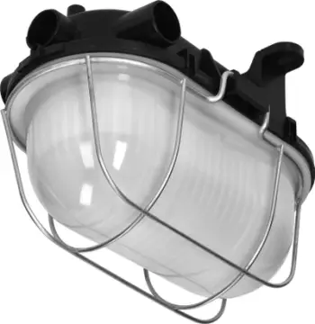 Trup ndriçimi Eurohandel Oval 7040T, E27, IP44, i zi