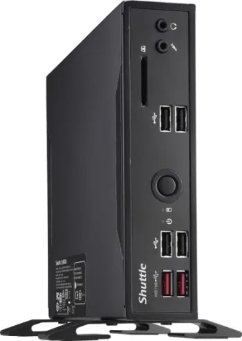 Mini PC Shuttle XPC Slim DS20U3V2, Intel Core i3 10110U, pa disk e RAM, i zi