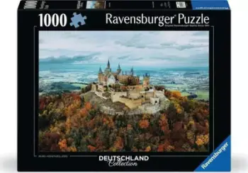 Puzzle Ravensburger Hohenzollern Castle, 1000 pjesë, peizazh kështjelle