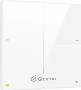 Panel prekës smart Grenton Touch Panel 4B, TF Bus, 4 butona, i bardhë