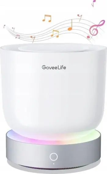 Lagështues ajri smart Govee H7162, 0.3L, ndriçim RGB, i bardhë