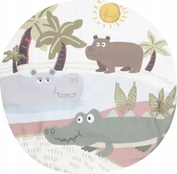 Dyshek loje Baby Mix Sahara Animals, edukativ, me hark lodrash, shumëngjyrësh