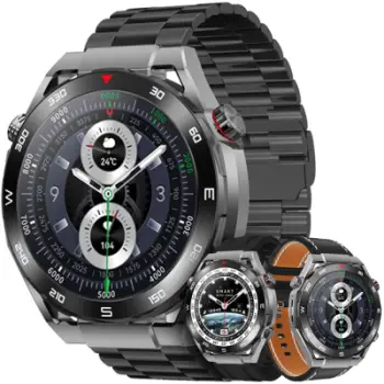 Smartwatch Veltori VT100 1, ekran 1.52", Bluetooth 5.2, i zi