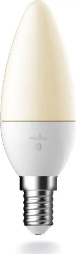 Llambë LED qiri Nordlux Smart Bulb Candle, E14, 4.7W 450lm, e bardhë e rregullueshme
