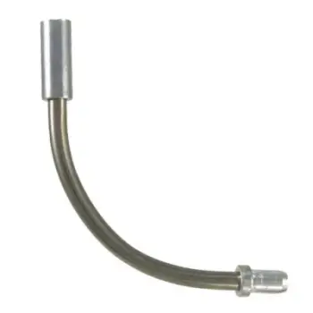 Udhëzues kablli frenash biçiklete 90°, metal, set 20 copë, argjent