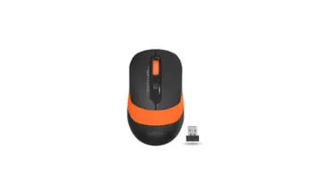 Mouse optik A4TECH FG10, wireless, 2000 dpi, zi portokalli