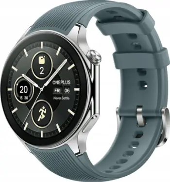 Ora inteligjente OnePlus Watch 2 OPWWE231, GPS, 32GB, çelik argjendtë