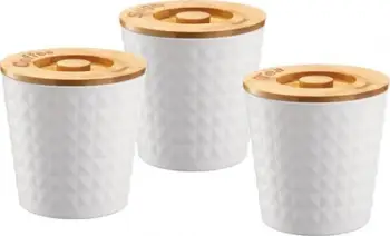 Set kanaçesh kuzhine Klausberg KB-7487, 3 copë, çelik inox, e bardhë