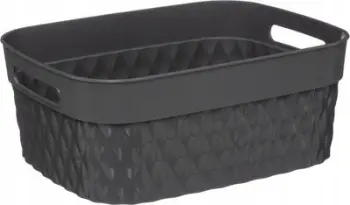 Kuti ruajtjeje 5five Simple Smart Recta, 5L, 28x22x11cm, blu navy
