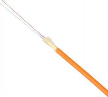 Kabllo fibër optike Fiberhome Micro Cable 2.5mm 2FO G.657A1, PE, 2km, portokalli