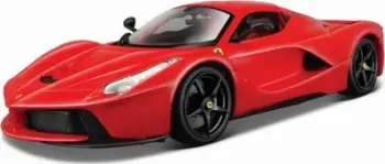 Makina lodër Ferrari LaFerrari Race & Play, model 1:18, die-cast, e kuqe