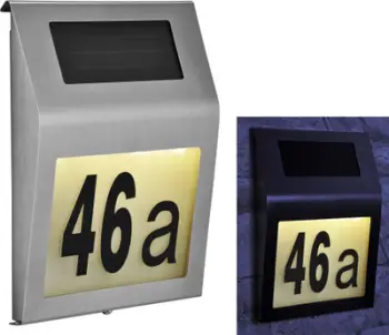 Pllakë e numrit të shtëpisë HI Illuminated LED