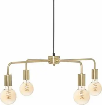 Llambadar tavani Atmosphera Suspension X4 Teve, metal, 4 porta E27, ari