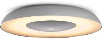 Plafonierë LED Philips Hue Still, 22.5W, Bluetooth, 39.1cm, argjendtë