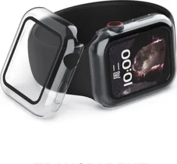 Kornizë mbrojtëse Futera X-One Dropguard për Apple Watch Series 7 8 9 45mm, transparente