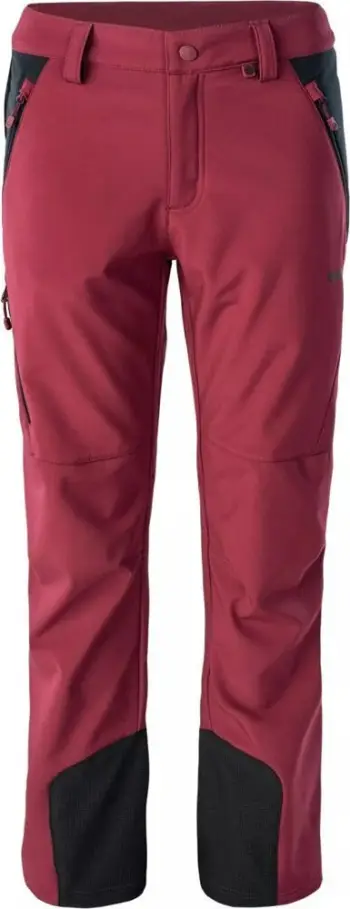 Pantallona softshell Hi-Tec Astoni W, për femra, outdoor, të kuqe të errëta
