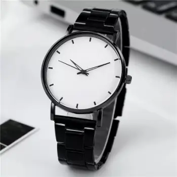 Orë dore elegante me dizajn minimalistik ODEDM9, e zezë/bardhë