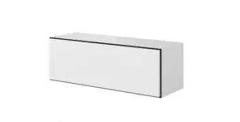 Komodë murale Rega Roco RO1, 112x37x39 cm, mat, e zezë