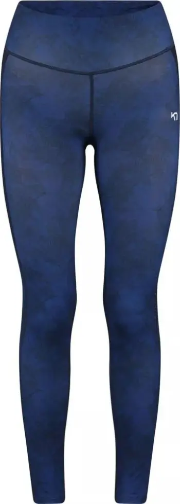 Pantallona sportive Kari Traa Fierce Pants, slim fit, bel i lartë, blu e errët