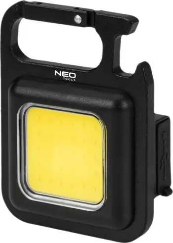 Dritë çelësash NEO Tools 99-109, LED, USB C, gri